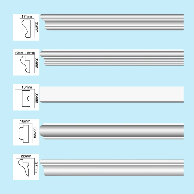 Interior decoration Easy Install Decorative frame moulding PU Foam Wall Moulding Panel