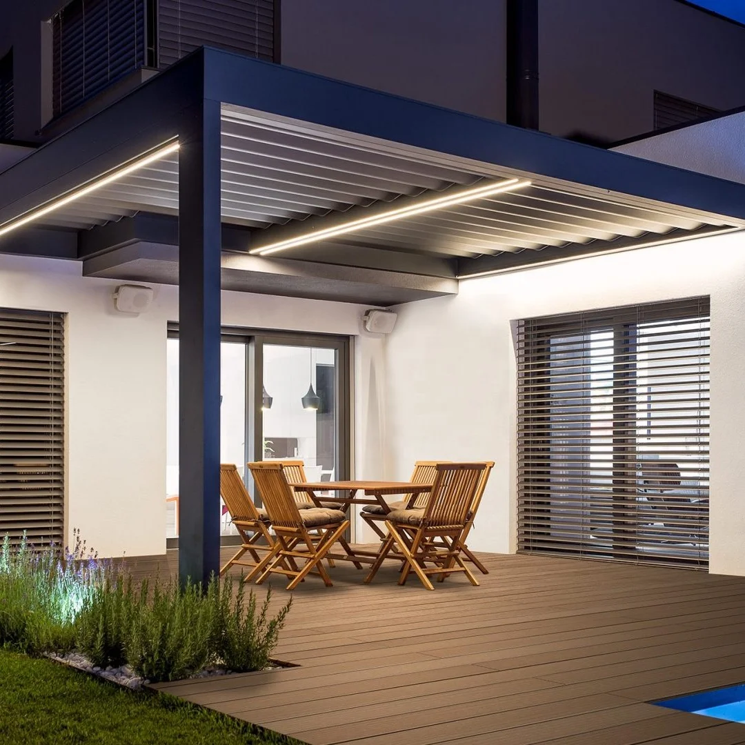 TOMA AS2047 outdoor aluminium blinds for pergola aluminium pergola 4x4m 6x4