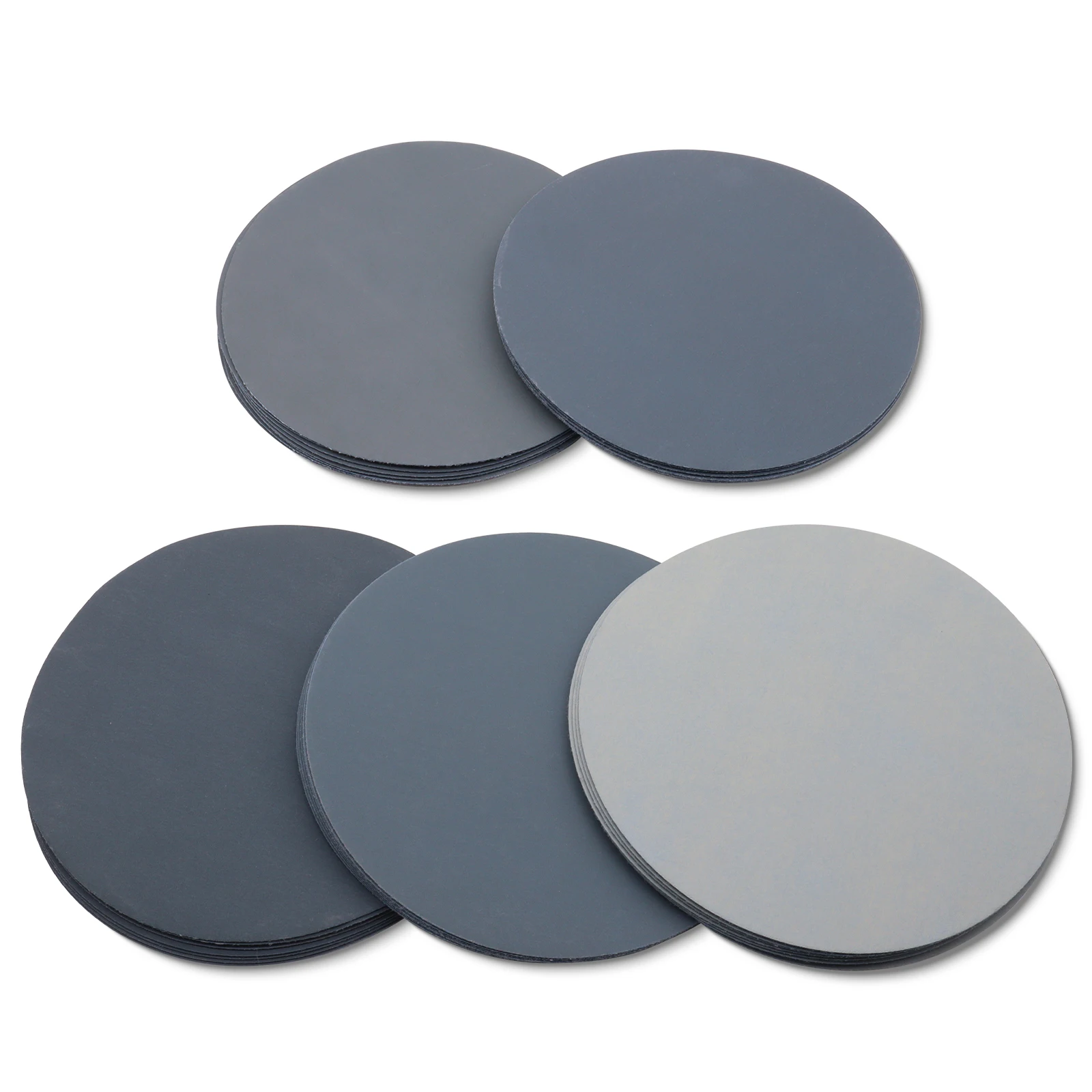 125mm 5 Inch 6 Inch Silicon Carbide 60-10000 Grit Wet Dry Waterproof Sanding Paper Discs Hook and Loop Sandpaper for Wood Metal