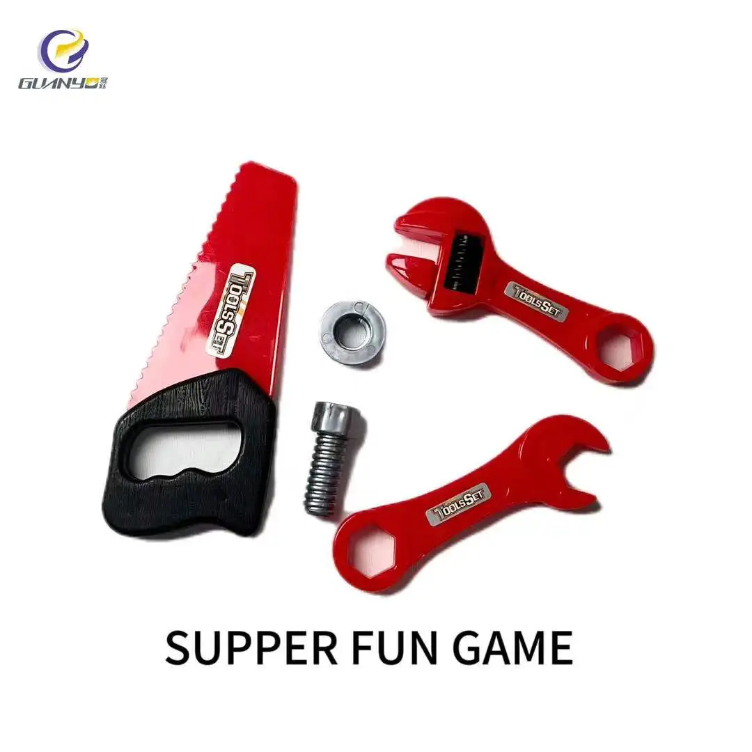 Wholesale Factory Price Pretend Play Tools Set Simulation Fireman Workshop Toys Plastic Screw Wrench DIY Tool Set Toy For Kids