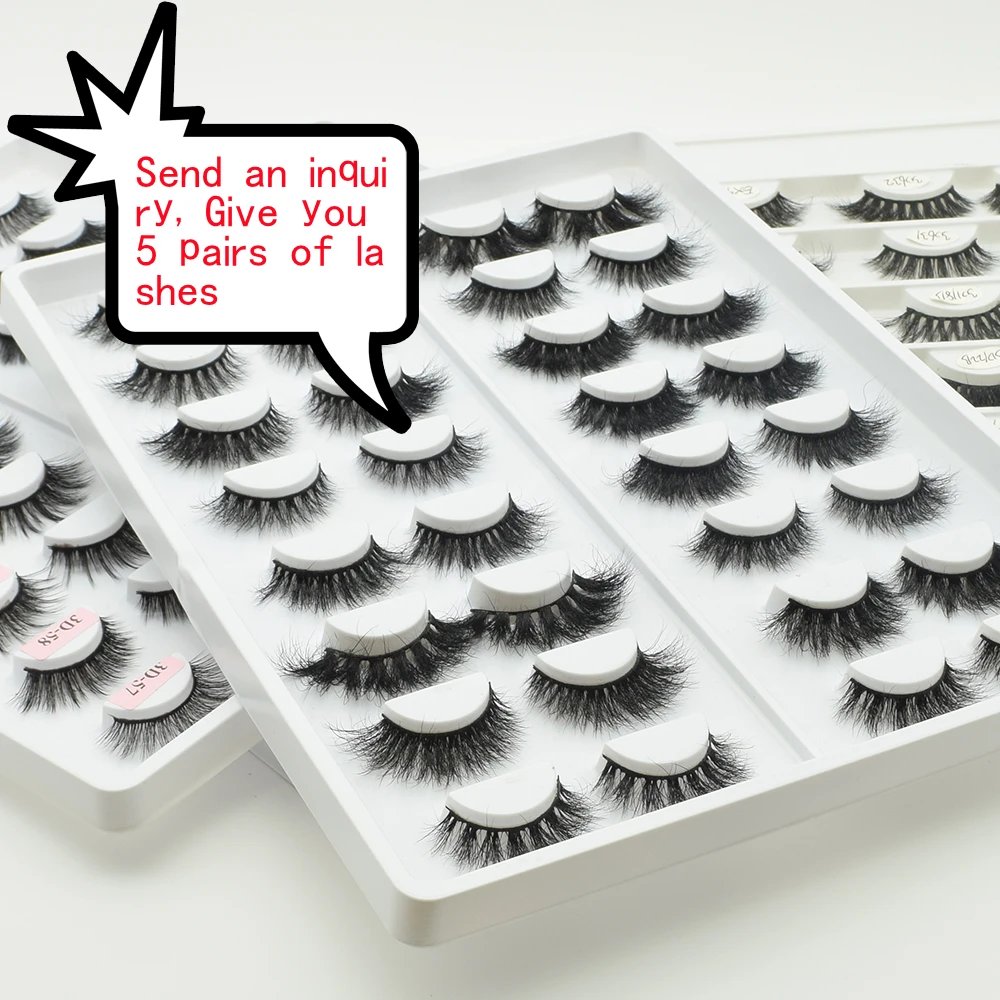 Private Label Lash Sets Packs Venders Vegan Real Mink Silk Lash Bottom Lashes Fiber False Eyelashes Too And Packging
