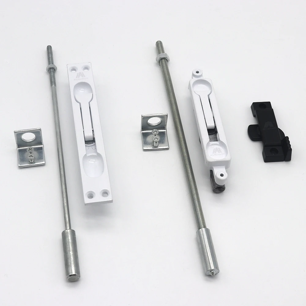 aluminum sliding Single locking flush bolt for doors and windows (1600191064275)