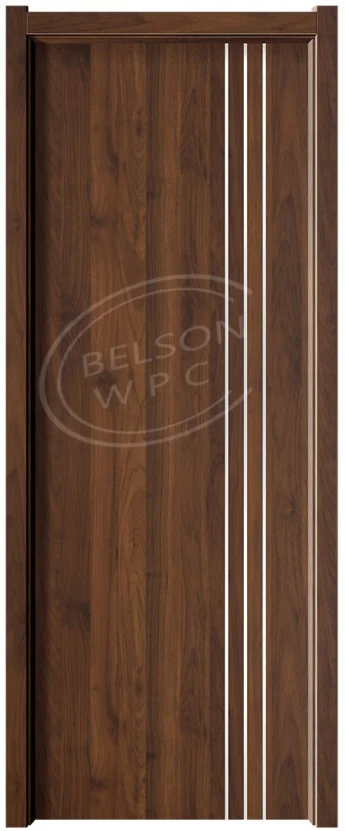 Belsonwpc Middle East Widely Used WPC Door Used Solid Wood Interior Doors Modern Security Doors