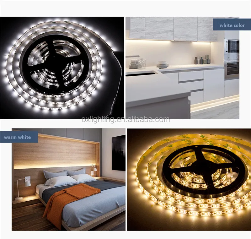 Battery Operated Led Strip PIR Motion Sensor LED Strip Night Light SMD 2835 Cabinet LED Tape for Kitchen Cabinet Bed Stair