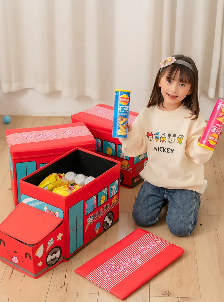 Modern New Design Cube Ottoman Storage Stool For Home Furniture