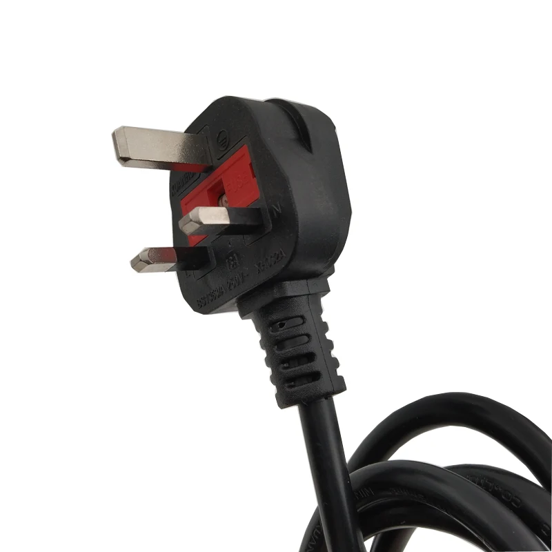 BS approval uk plug to iec 60320 c19 power cord