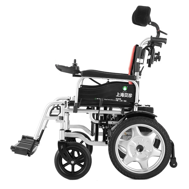 Transport ultra lightweight Electric Wheelchair Factory in China Aluminium Alloy Foldable Economic Cheapest Wheelchair-BZ-6401N