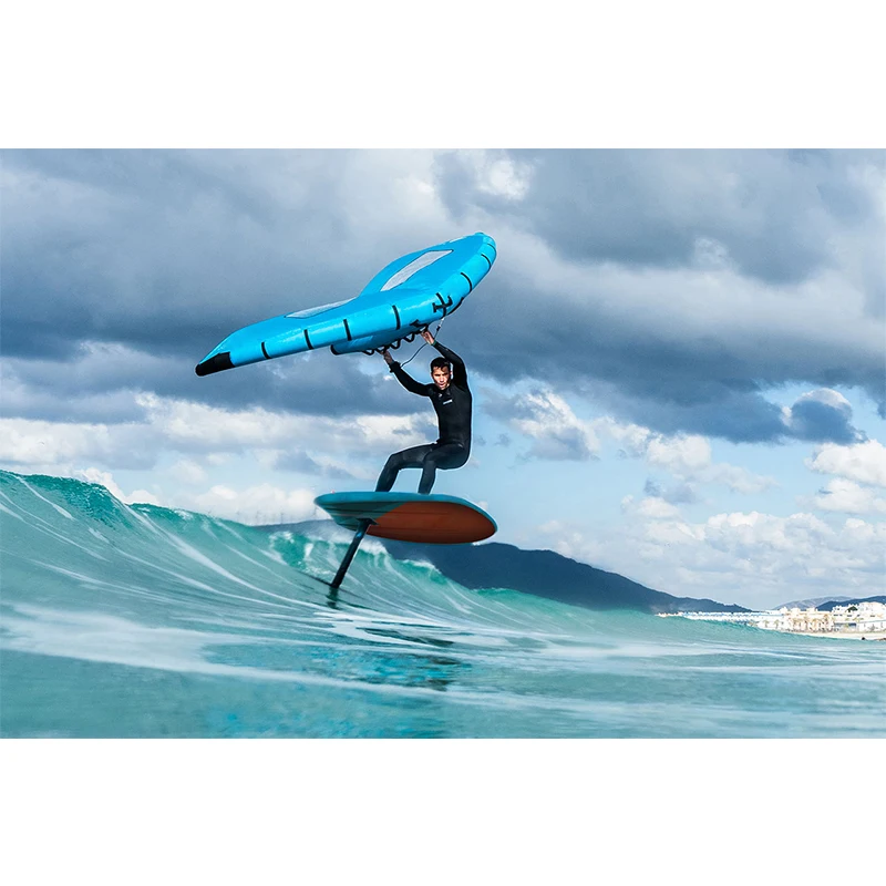 Wholesale Low MOQ Easy To Carry Water Sports 3M/4M/5M/6M Handheld Inflatable Wingfoil Sail Kite Wing Foil  Kitesurf