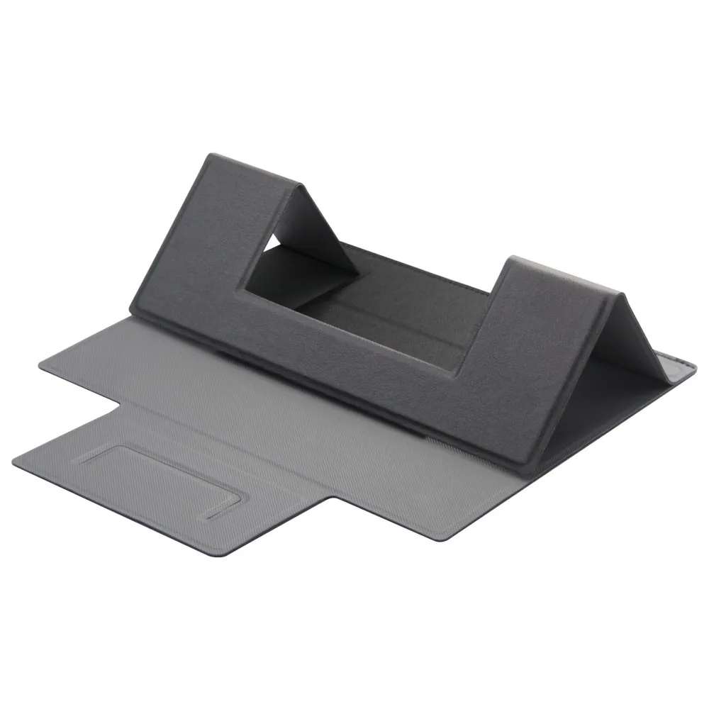 Best Cheap Foldable Ventilated Pu Leather Laptop Stand Portable Laptop Stand Adjustable