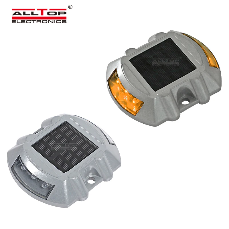 ALLTOP New Arrival Best Quality Ip65 Waterproof Solar Powered Charging Outdoor Road Stud Led
