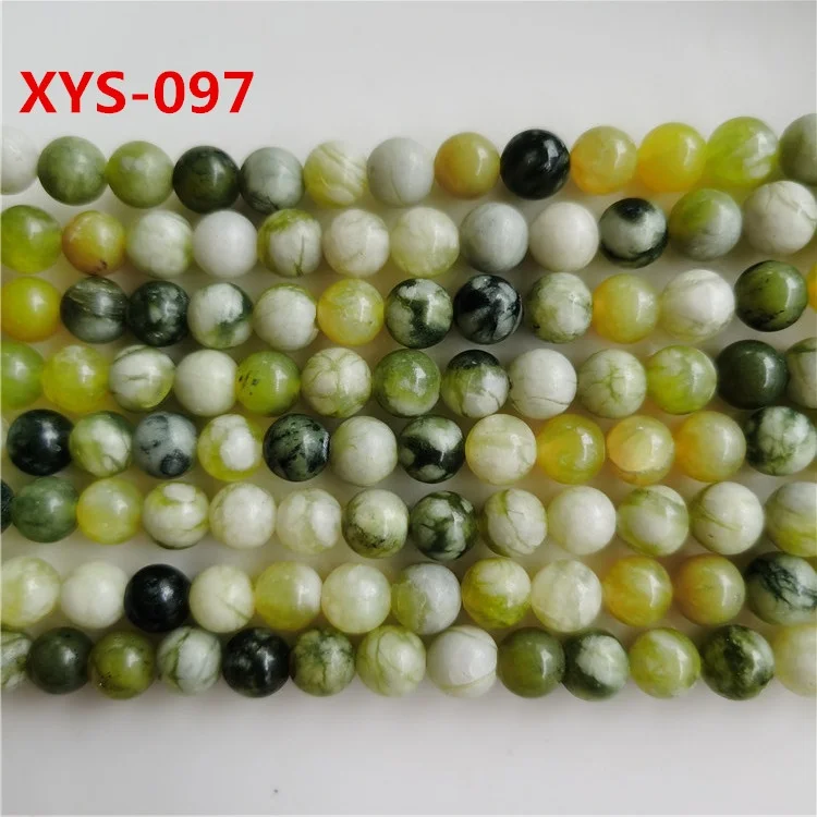 8mm Russia Jade Loose Beads Stones Beads for Jewelry Making