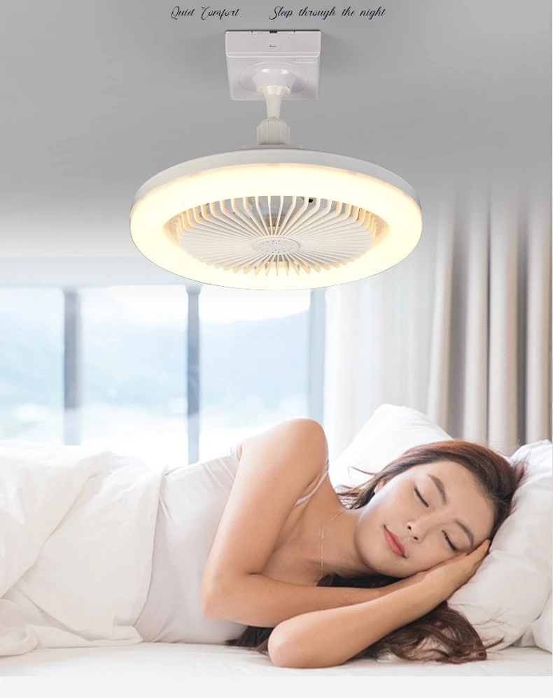 Factory Price  Adjustable Tricolor Fan Light Ceiling Fan Light and Remote Celling Fans with Light