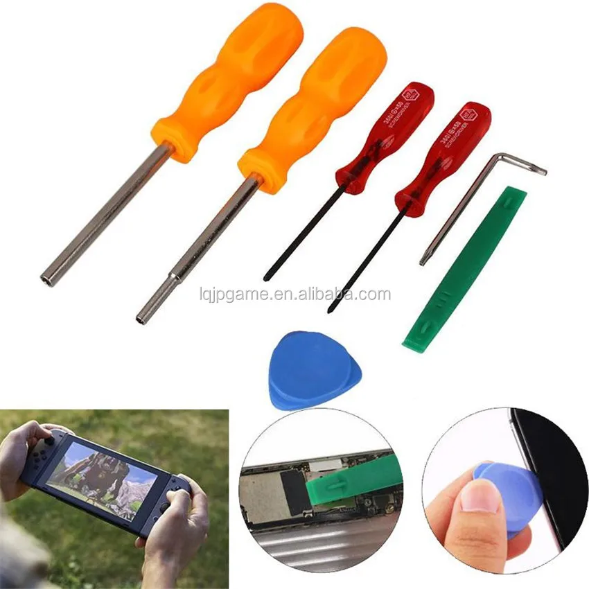 Game Accessories Hexagon T8H Pry rod Tool Kits For NS Switch Screwdriver Full Tool Kit Bit Set