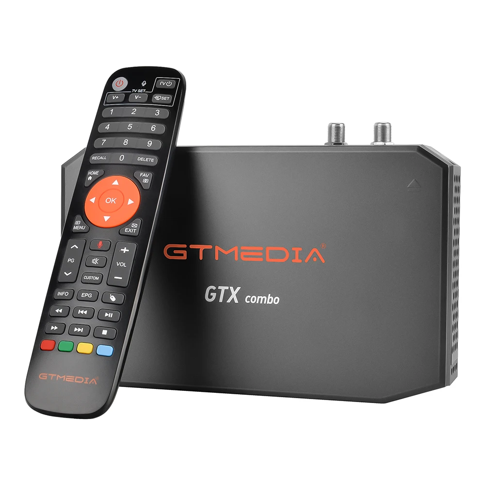 GTMedia GTX Combo Satellite Receiver DVB Broadcasting Support 8K Ultra HD IPTV Digital Set Top Box with Android 9.0
