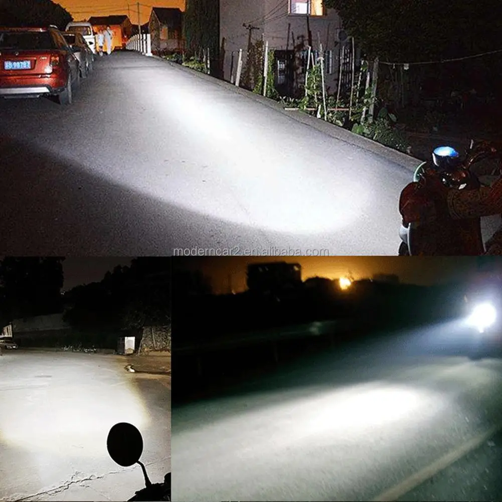 Car Motorcycle RGB Headlight H4 P15D BA20D High Brightness Led Lights HS1 Moped Scooter Motorbike ATV Lamp Beam Lights