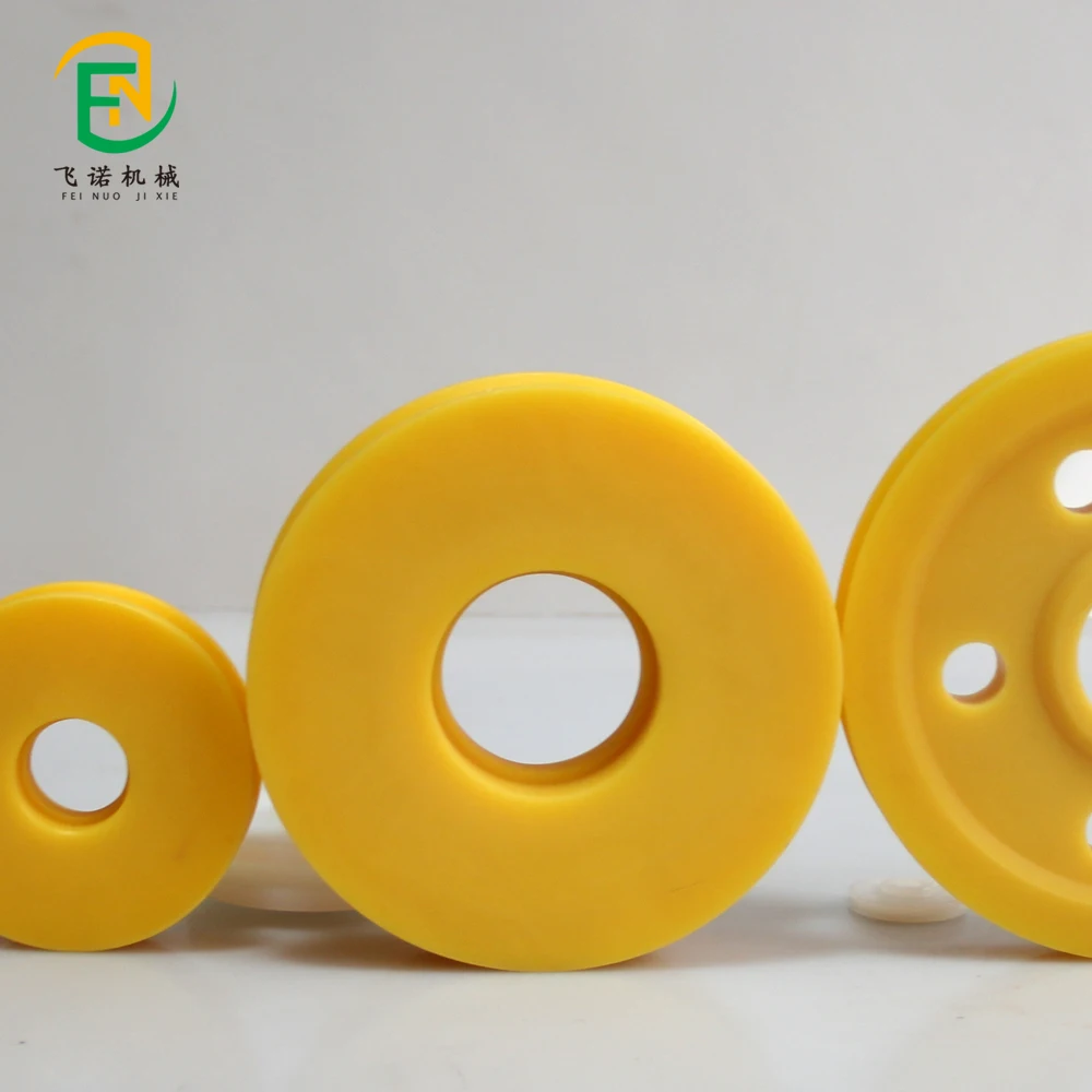 freight pulley hdpe plastic roller pulley sheave wheel forklift mast cable and pulley