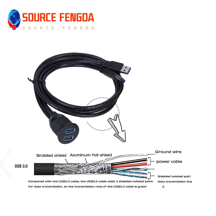 dual ports qualcomm quick charge memory  hub USB3.0 connector car charger 16gb