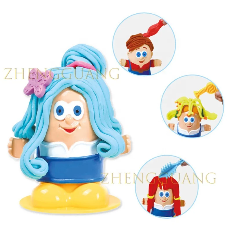 Игрушки Zhengguang разноцветные игрушки для прически пластилиновые детей