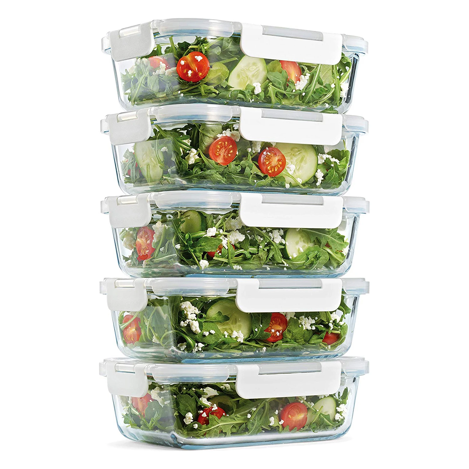 professional glass container take away food containers made in China