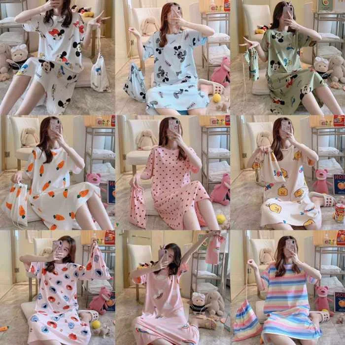 Baju Tidur оптовая продажа горячая распродажа мультяшная одежда для сна по низкой