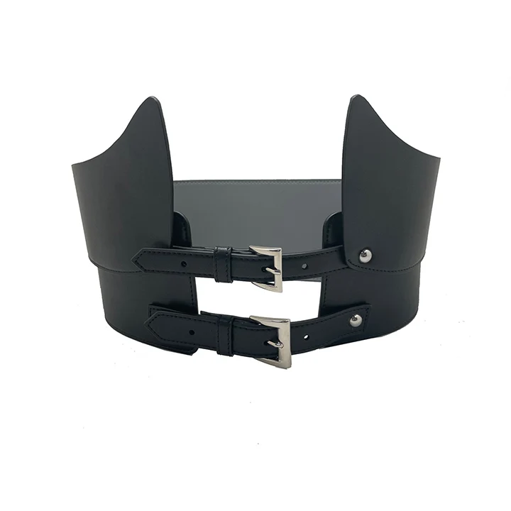 Wholesale Custom China PU Leather Wide Belt For Women Slim Harness Belts Fashion