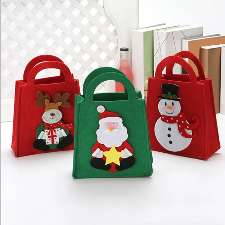 diy  festival decorations countdown felt bags advent calendars festival stock bag