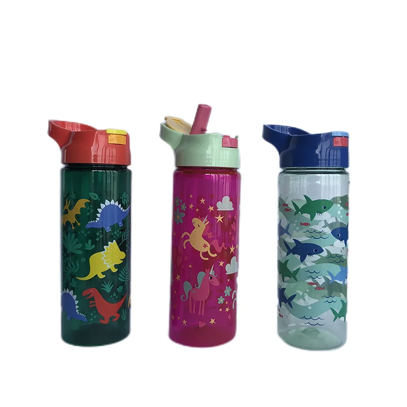 18oz BPA Free Custom LOGO Printing Plastic botella de agua Hydration drinking water bottle