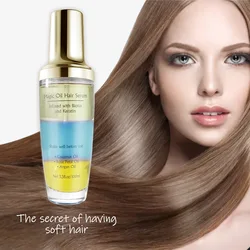 Hair Conditioner Three-layer three-color hair care essential oil OEM nourishing and smoothing repair hair essence
