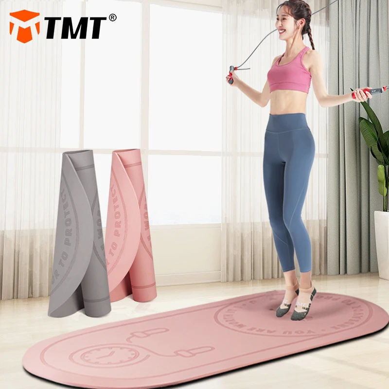 TMT noiseless Jumping Rope Mat Non-slip Textured Surface Eco Friendly Extends Jump Rope Life Absorbs The Impact On Joints Knees