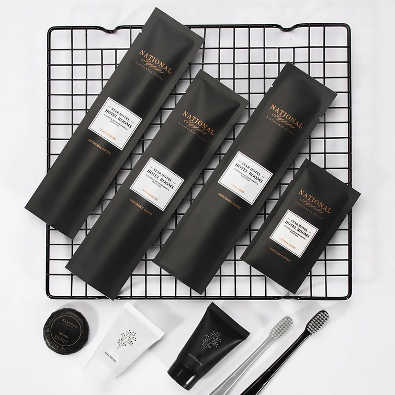 Customized Mini Disposable Amenities Set 30ml Bottle Hotel Soaps And Toiletries For Sale