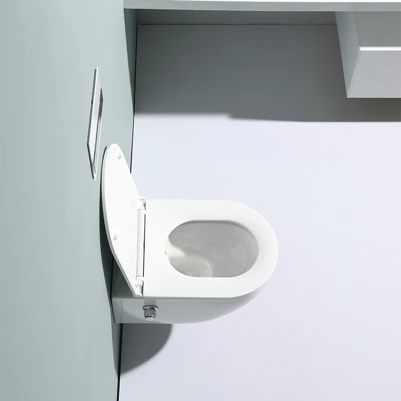 Luxury Sanitary Ware Wc wall Mounted Bowl Bidet Ceramic Tankless Rimless Wall Hung Toilet