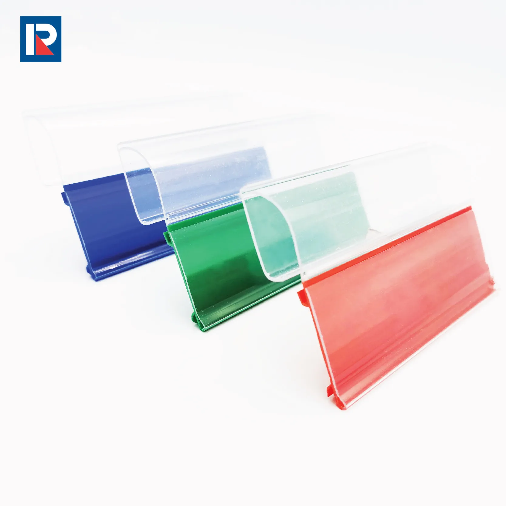 Transparent PVC Data Strip Plastic Shelf Price Tag Holder Label Holder