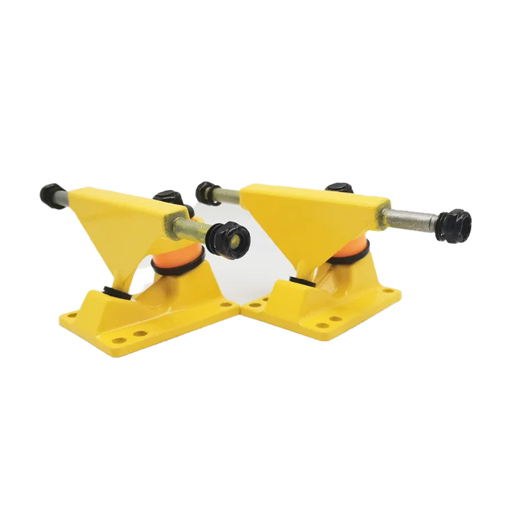 Die Casting 3.25' 80mm Plastic and Penny Board Truck with Yellow Color Paint