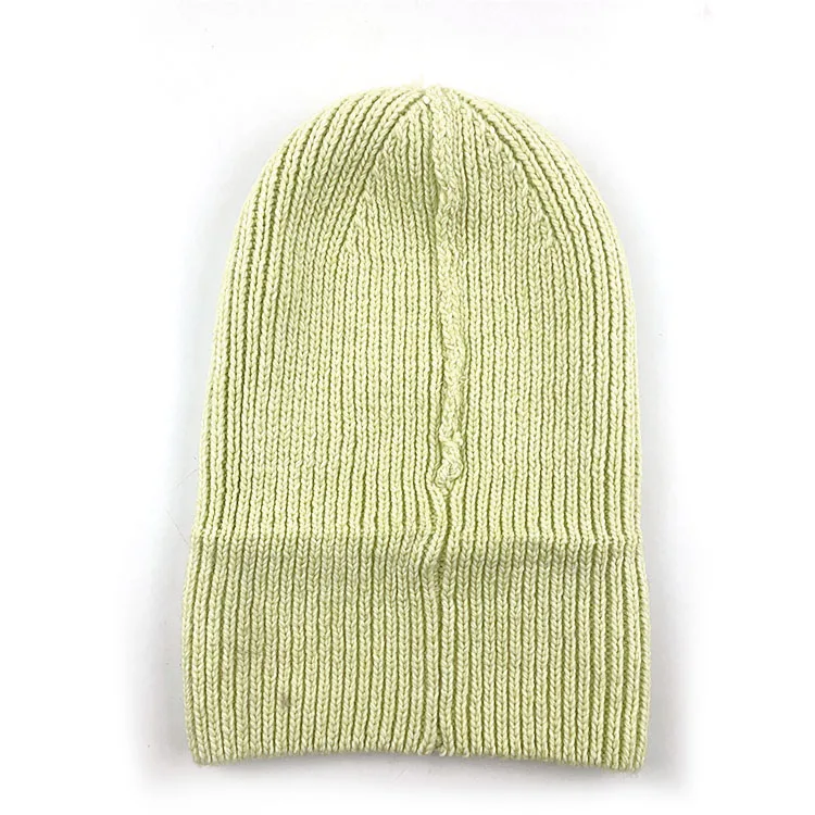 Shine Tex Mutze Girl Bow Knit Cuffed Hats Multi Color Green Fisherman Sustainable Recycled Eco Friendly Products 2024 Beanies