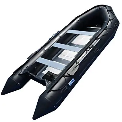 High Speed 15ft 470cm Hypalon/PVC Foldable Inflatable Boat With Aluminum Floor