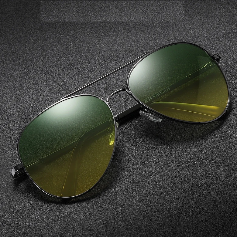 Night Vision Mirror Polarized Photochromic Sunglasses Driving Special Sun Glasses High Quality Anti-Glare Glasses