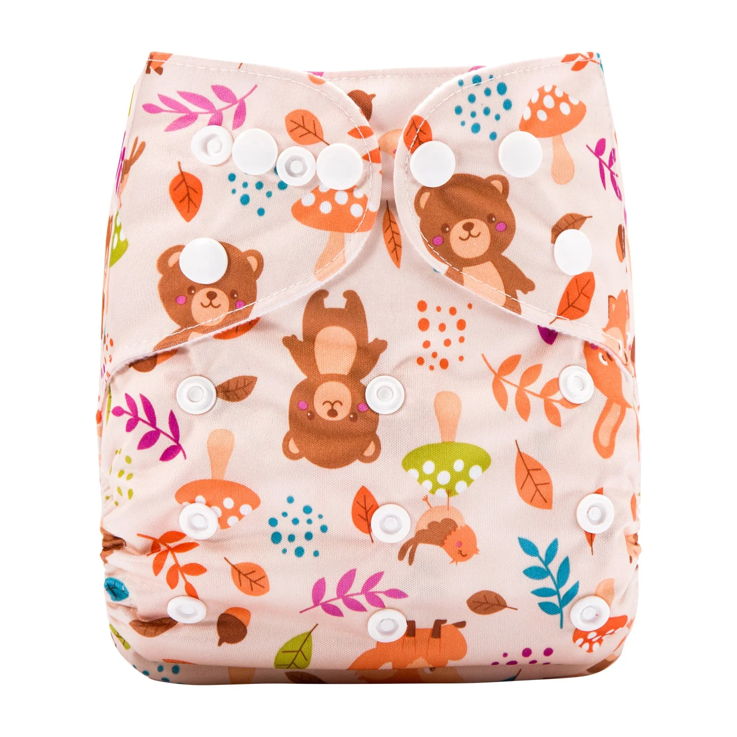 
Wholesale Printing AI2 Cloth Diapers Cotton Microfiber Soft Baby Diapers for Infant Baby 