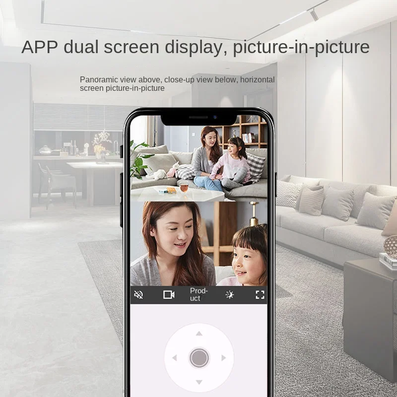 Indoor 300w pixel surveillance camera mobile phone remote network dome camera wireless household video camera cross-border