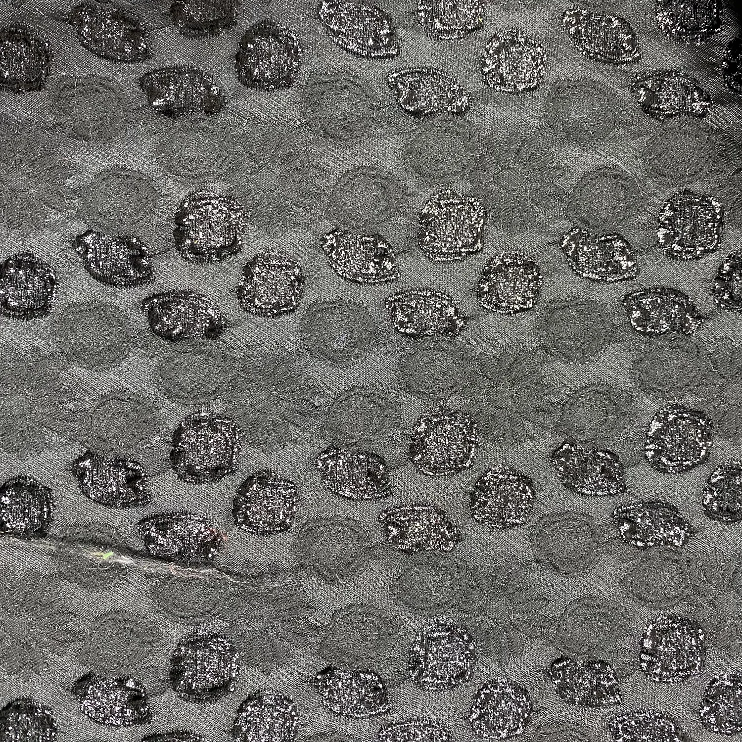 METALLIC BROCADE JACQUARD FABRIC WITH FLOWER DESIGN FOR ELEGANT DRESS