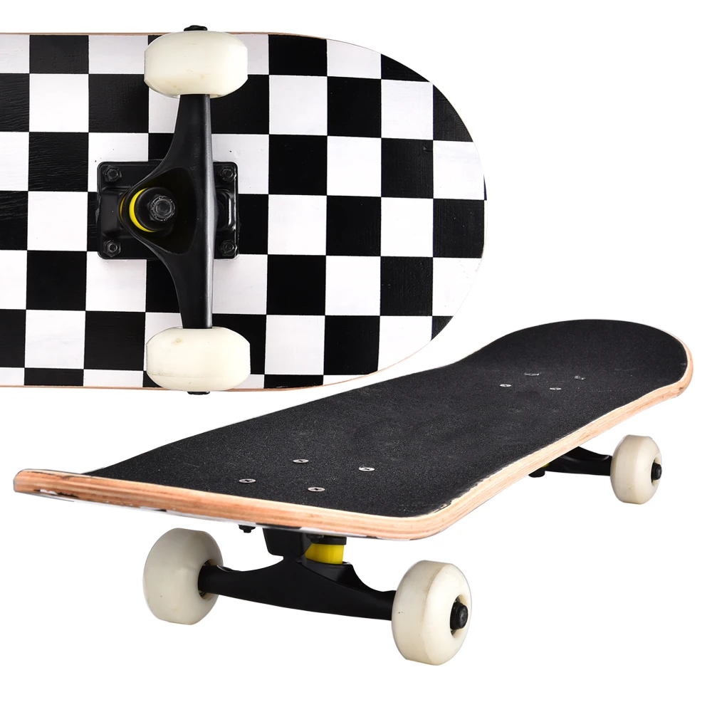 Bestselling skateboard 80 * 20 children and adults PU shock absorbing wheels with customizable patterns