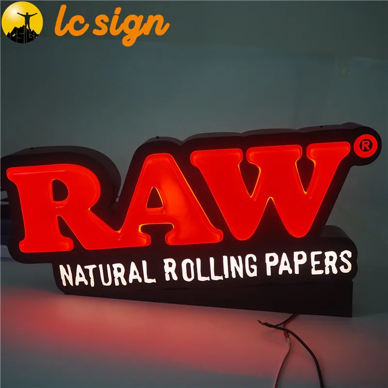 Custom exhibition logo signage outdoor embossed plastic led illuminated car logo shop signs