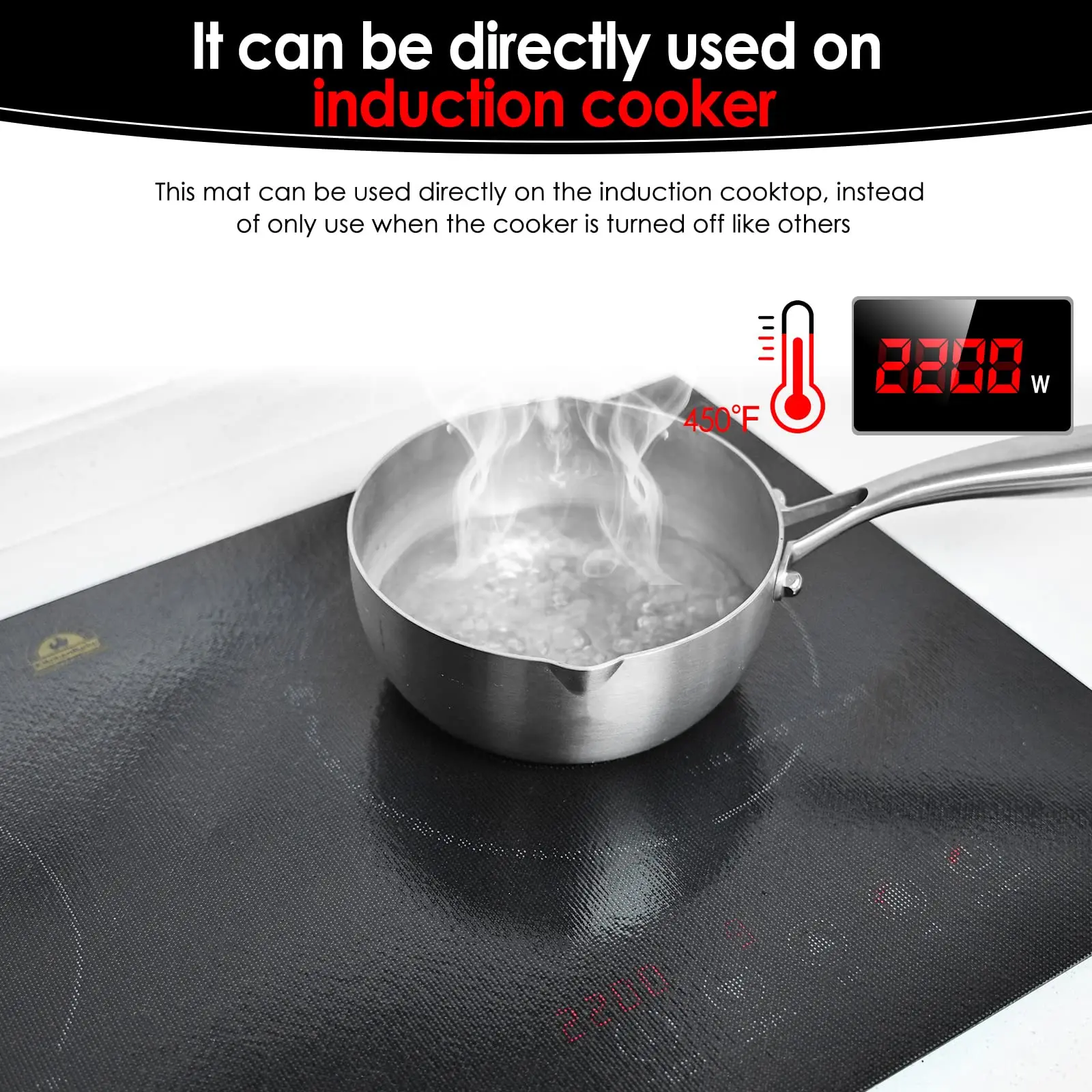 Silicone Induction Cooker Mat Customized Cooker Cooktop Protector Mat Induction Hob Protector