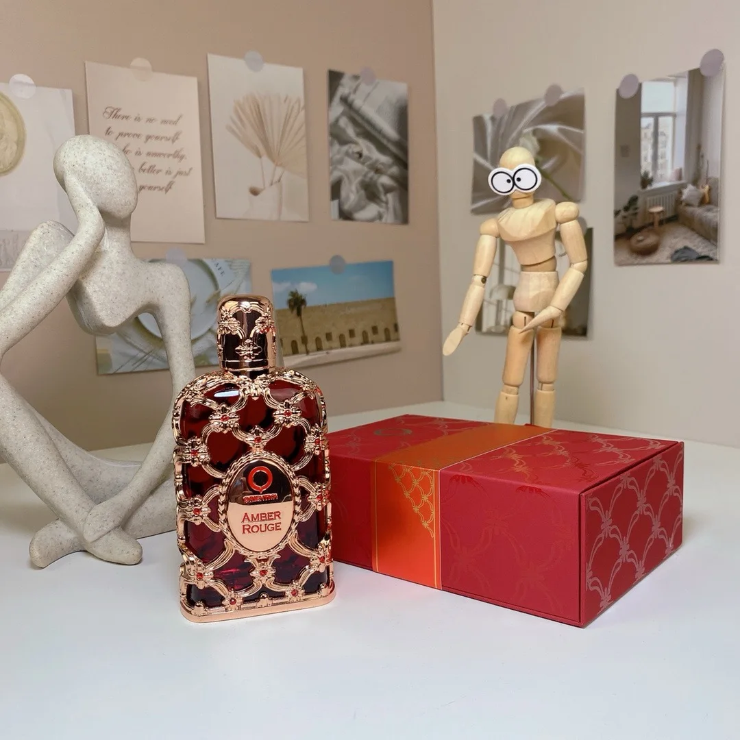 Arabic Perfume Long Lasting Orientica Amber Rouge Red Unisex Vaporisateur Body Fragrance Spray Perfume