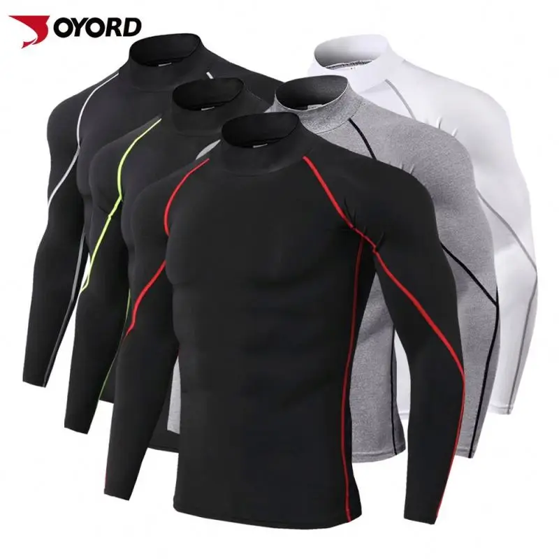 
Quick Dry Plus Size Long Sleeve Rash Guards T Shirt Men 