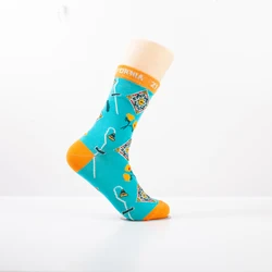 Top quality men fashion socks crazy unisex socks logo wholesale