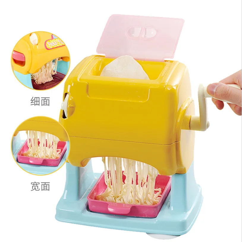 Eco-friendly DIY noodle making Toy machine plasticine clay modeling pretend play kitchen playdough set toy