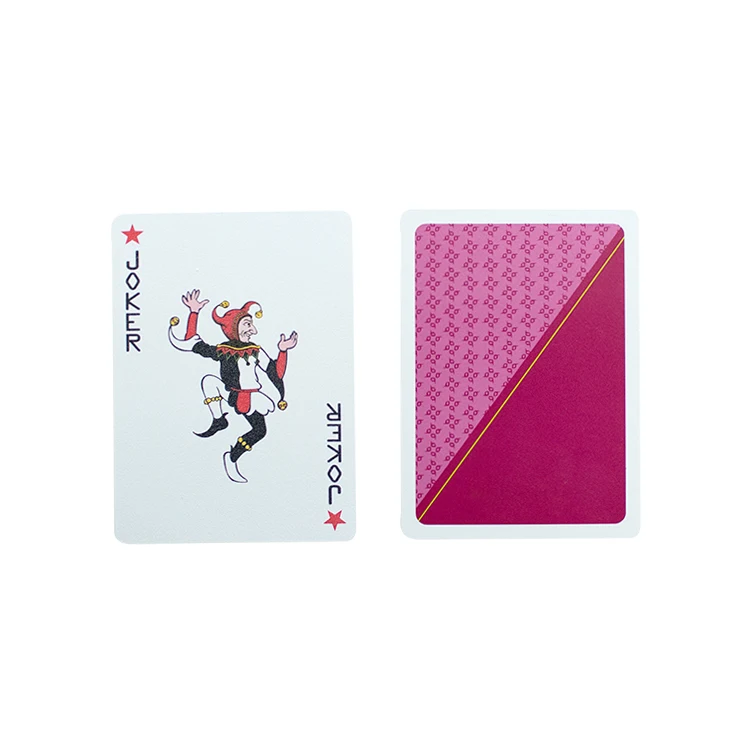 High quality playing card Luxury black gold plastic poker waterproof black playing cards