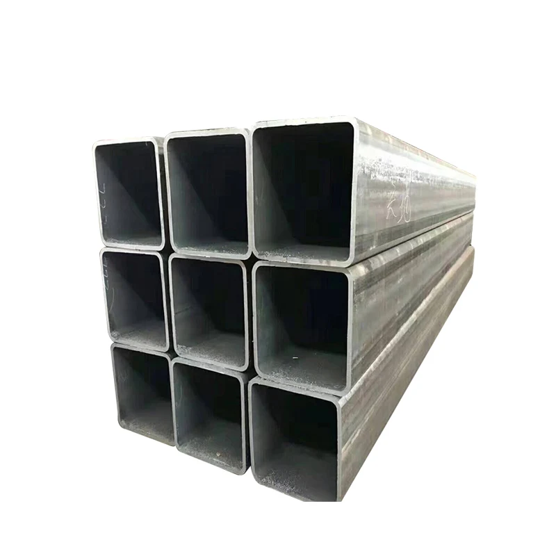 Hot Rolled black steel square tube/rectangular hollow tubular carbon steel pipe