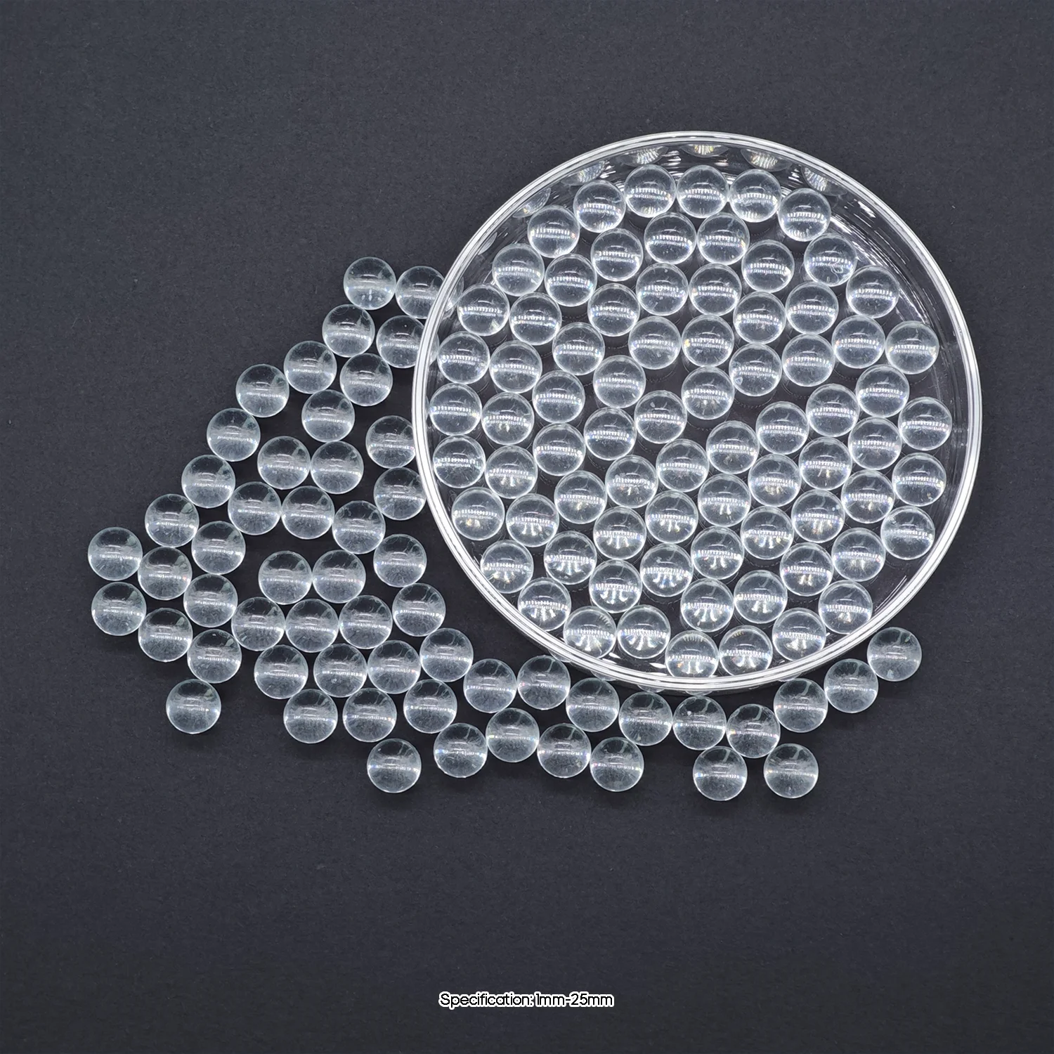 2 мм-25 мм Сода известковые стеклянные шарики прозрачные и бесцветные Твердые боросиликатные