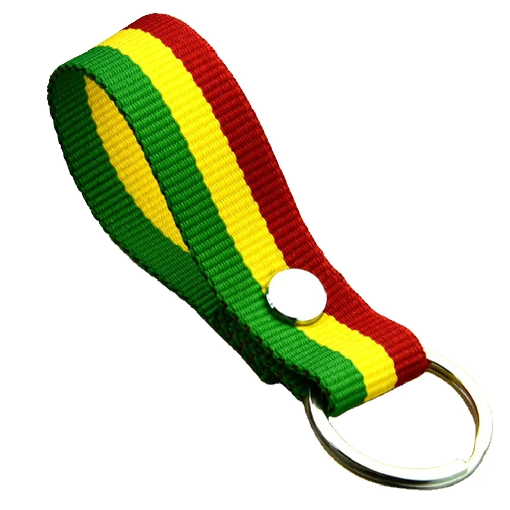 Полиэфирная краска, сублимационный красочный логотип с ремешком для телефона, брелок с логотипом, изготовленный на заказ полиэфирный ремешок